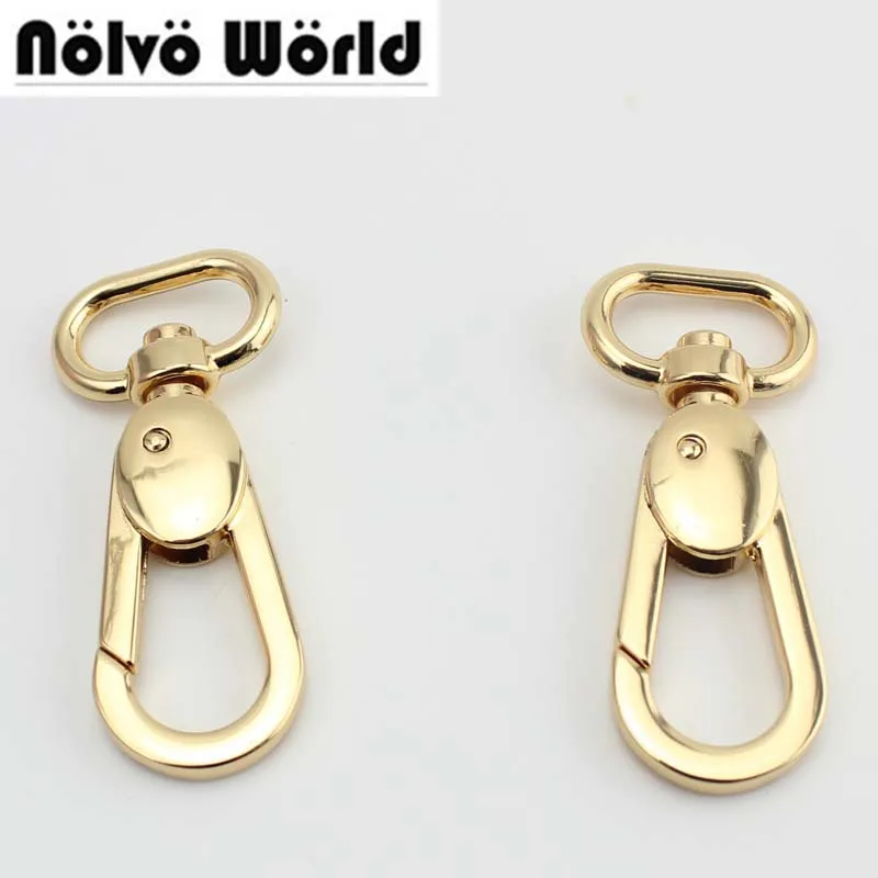 30pcs 20X65mm 3/4 inch snap hook swivel hooks clasp for Genuine leather backpack bags handbags