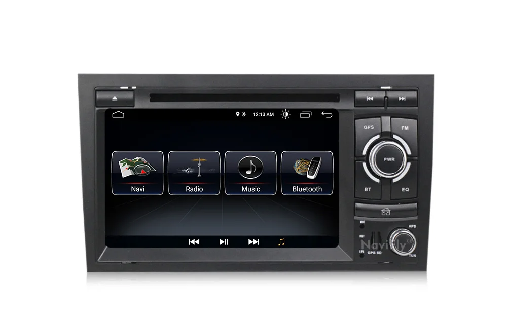 Flash Deal Free shipping!Navifly android8.1 Quad Core Car DVD Player GPS Navi for Audi A4 S4 RS4 2002-2008 with 4g wifi BT RDS FM 11