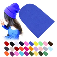 Winter Warm Hats Unisex Knitting font b Women b font Men Wool Fluorescence Color Tabby Solid