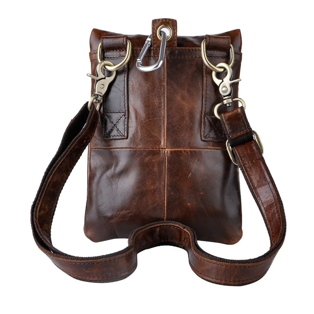 Модная кожаная многофункциональная поясная сумка с крючками " Летняя сумка-мессенджер сумка для телефона сумка на пояс 6549-c