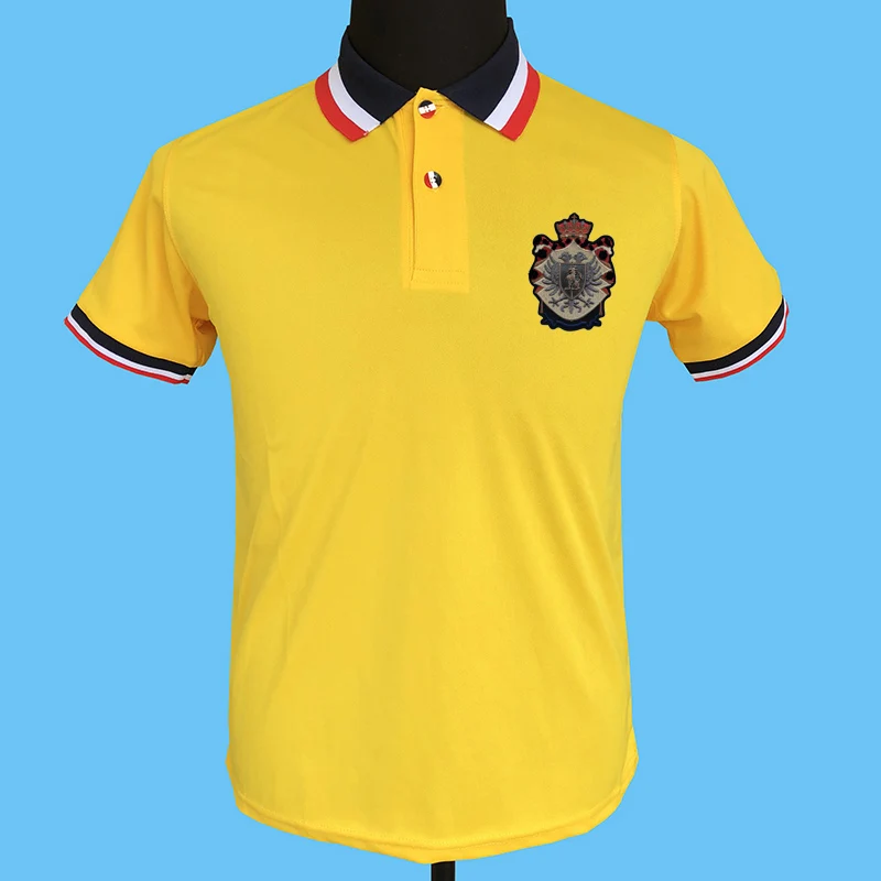 

Seestern brand clothing men's polos fashion applique crown lion flying bird flag badge new dress knitted collar breathable polo
