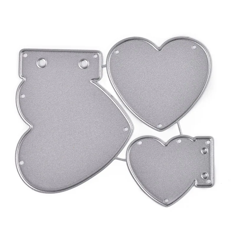 

Naifumodo 95*108mm Dies Heart Shape Note Metal Cutting Dies for DIY Scrapbooking Craft Card Embossing Die Cut New Template
