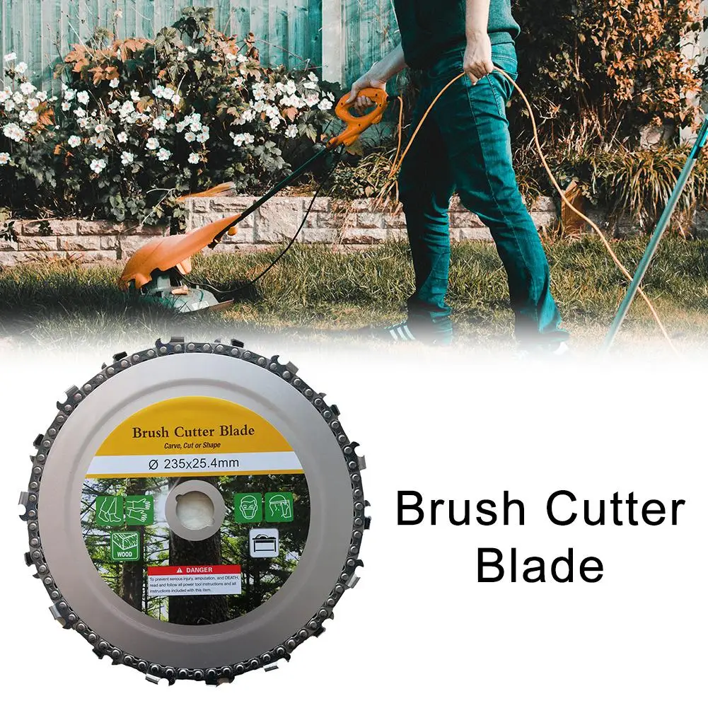 

9 Inch 18 Teeth Multifunction Saw Piece Stainless Steel Cutter Edge For Lawn Mower Saw Blade Brush Cutter For Garden Power Tool