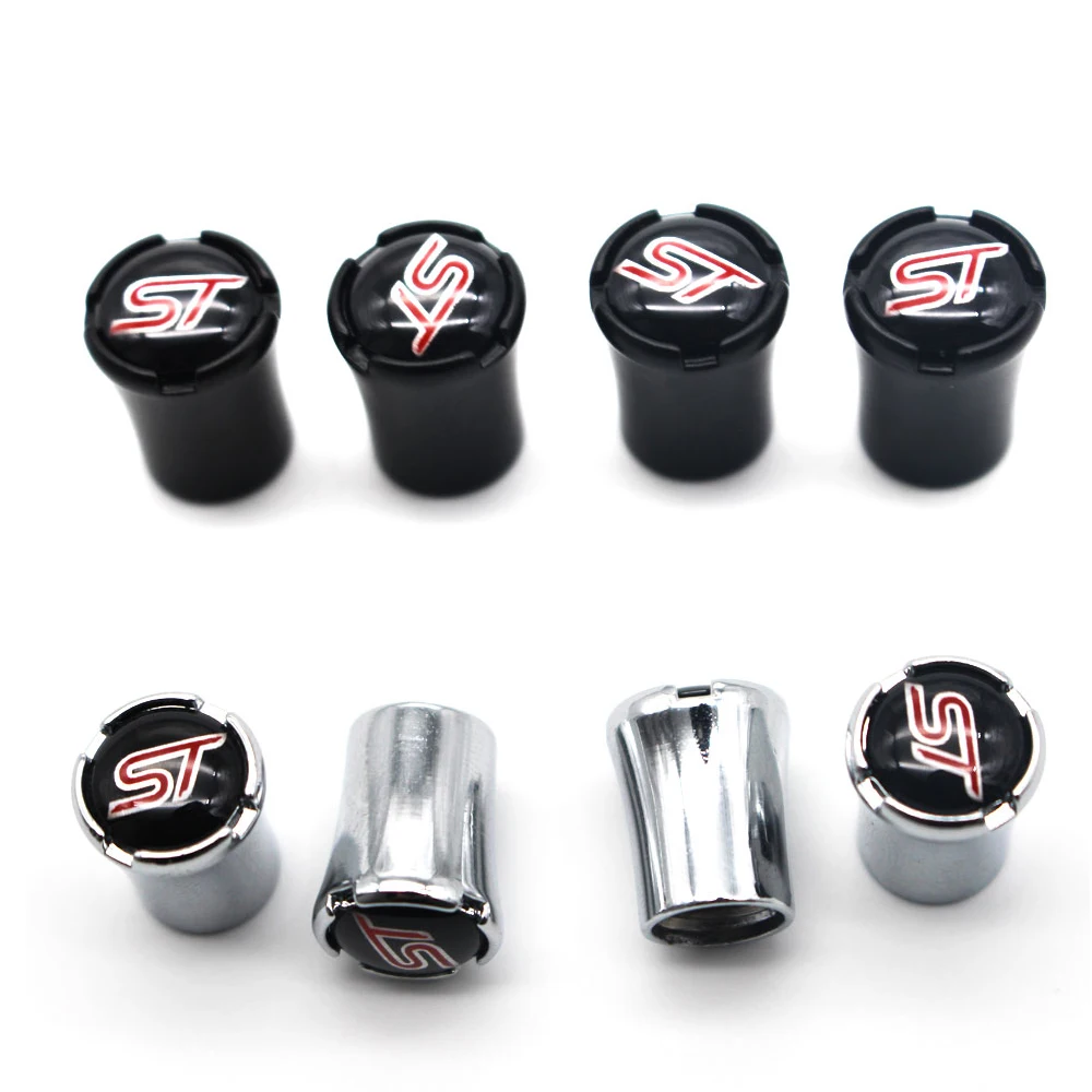 4 Pcs/Set Car Valve Caps Car Dust Caps Tire Wheel Stem Air Valve Caps