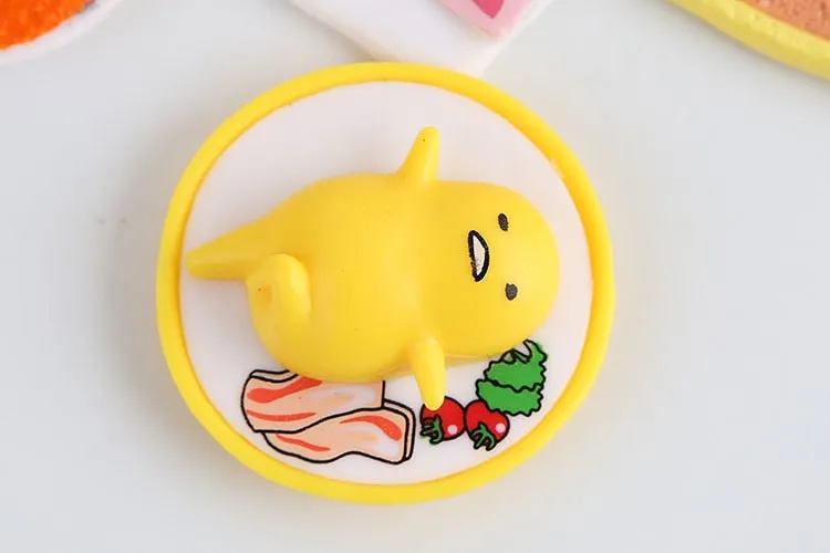 6 шт./лот 4 см Gudetama ленивые яйца Jun яйцо мини шарики желток брат виниловая кукла|lazy