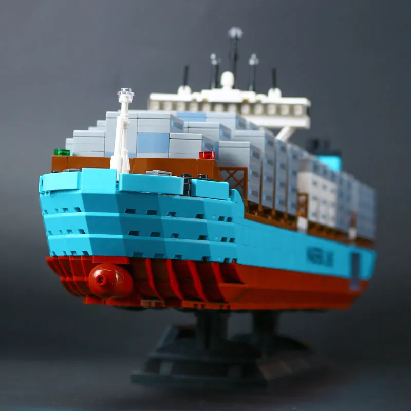 Technic Car Series 22002 грузовой контейнер корабль набор совместим с 10241 строительные блоки кирпичи строительные игрушки детские подарки