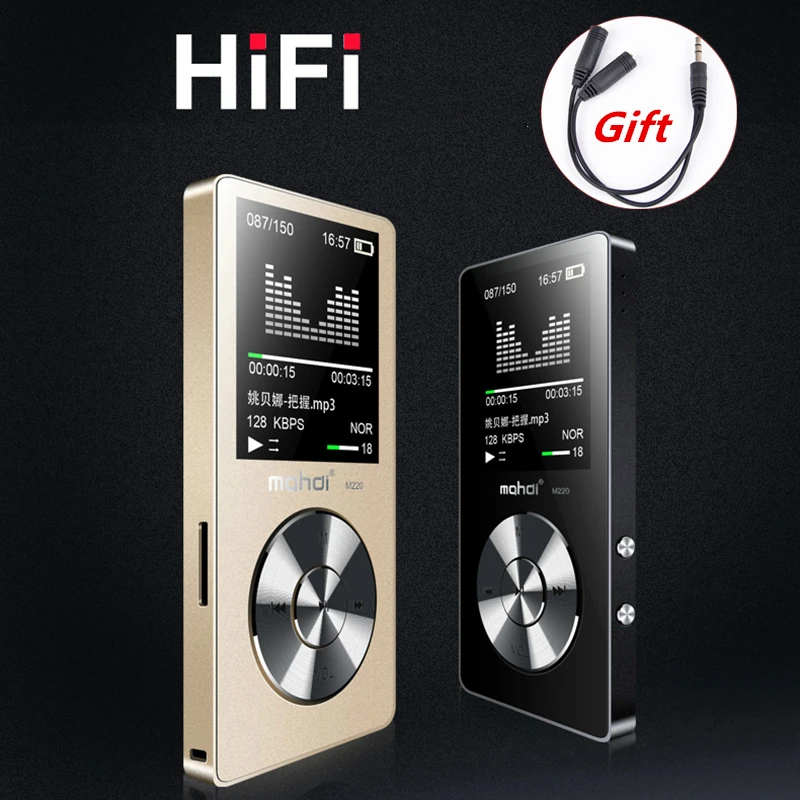 

8GB HIFI Lossless MP3 Player FM Video E-book Recorder Clock Function Sport TF expansion to 128G 1.8inch TFT Screen Music Player