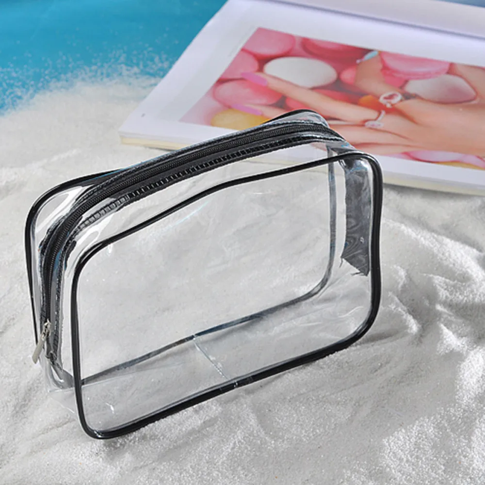 

New 1pc 3 Size Women Portable Travel Clear Waterproof Makeup Bag Cosmetic Bag de30de18