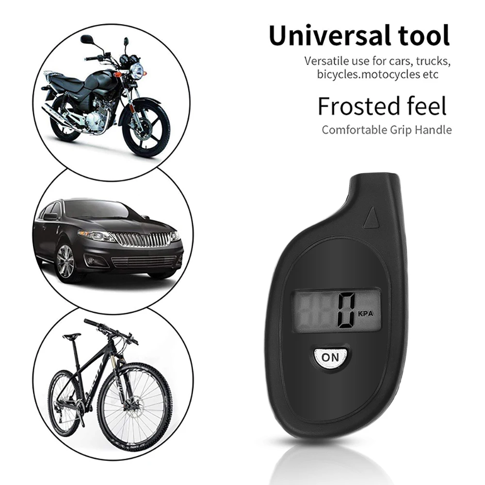 

Sikeo Digital LCD Display Car Auto Tire Pressure Gauge 2-150 PSI Mini Tester Motorcycle Tyre Air Meter