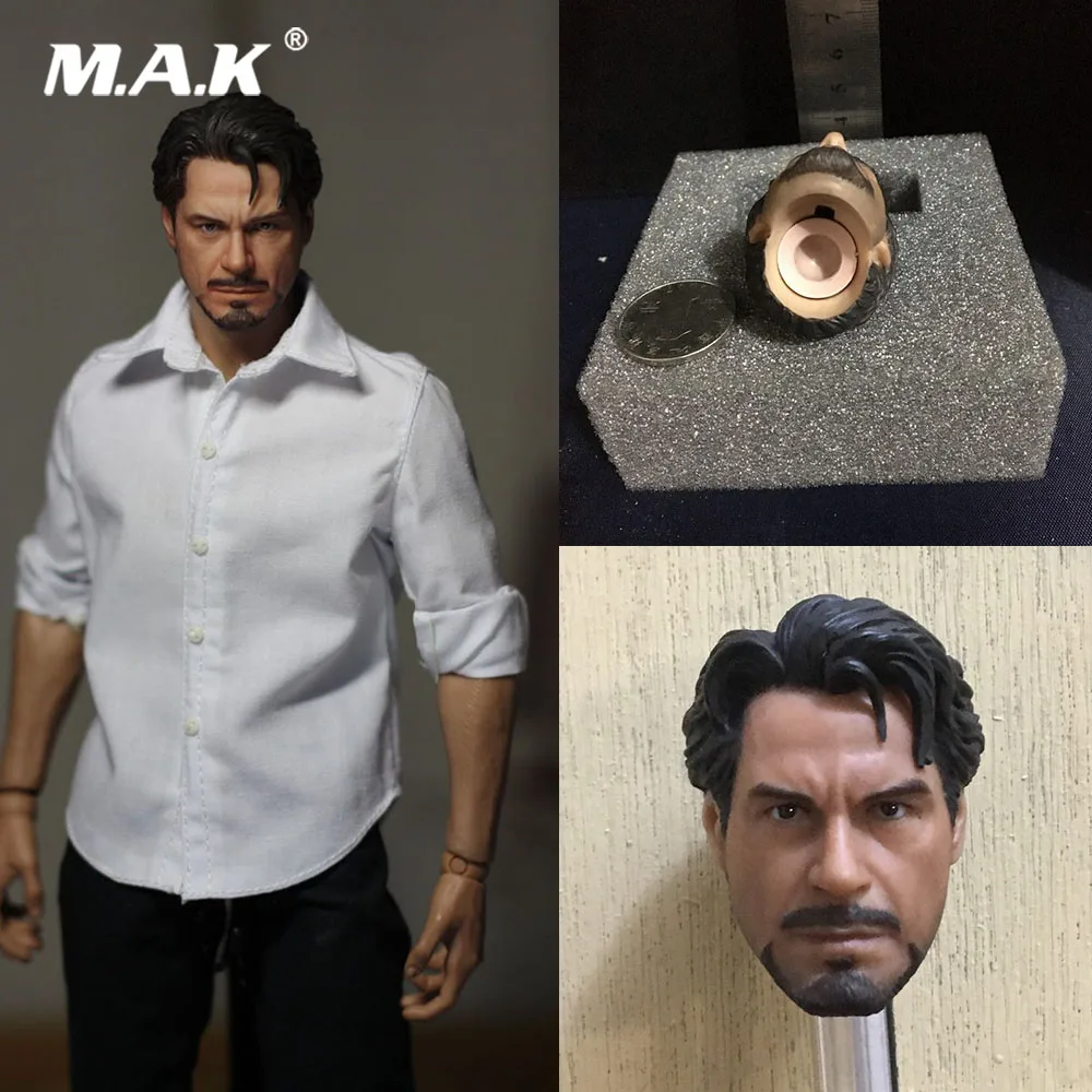Для коллекции 1/6 ПВХ Глава Sculpt Тони Глава sculpt резная форма для 12 "фигурку средства ухода за кожей Acessory