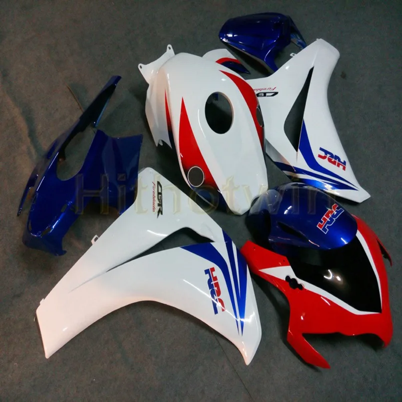 Пользовательские Обтекатели мотоцикла для HONDA CBR1000RR 2008 2009 2010 2011 мотор панели+ Botls+ литьевая форма желтый черный - Цвет: E