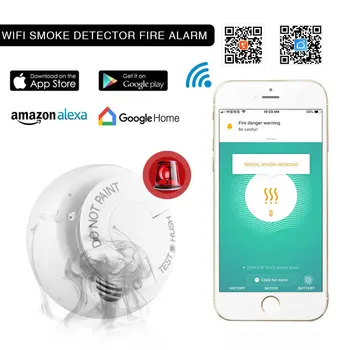 

CK-57 WiFi Smoke Detector smoke alarm Tuya Graffiti APP Smart Home
