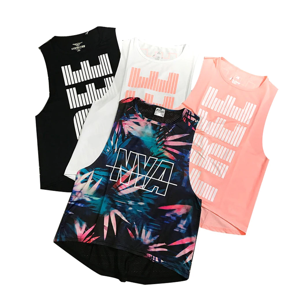 Women Yoga Top Gym Sports Sleeveless Shirts (43)