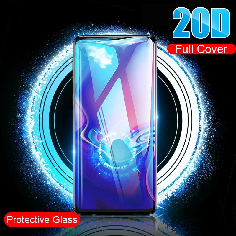 

20D Full Cover Tempered Glass For Samsung Galaxy S8 S9 Plus S10 Lite Protective Glass Note 8 9 Screen Protector Glass Film