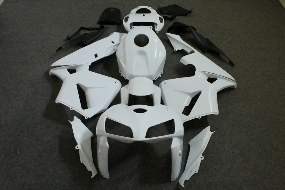 

ZXMT Fairing kit white motorcycle ABS bodywork for Honda CBR600RR 2005 2006 Unpainted UV light curing paint
