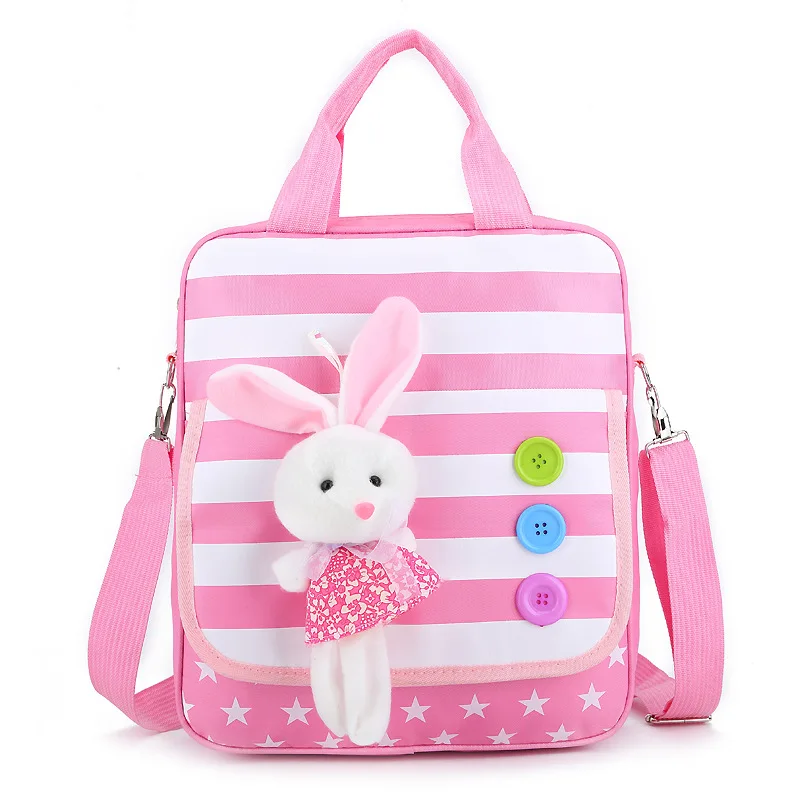 

Fashion Tutorial Bag For Teenage Girls Washable Durable Large Capacity Children Rabbit Doll Backpack