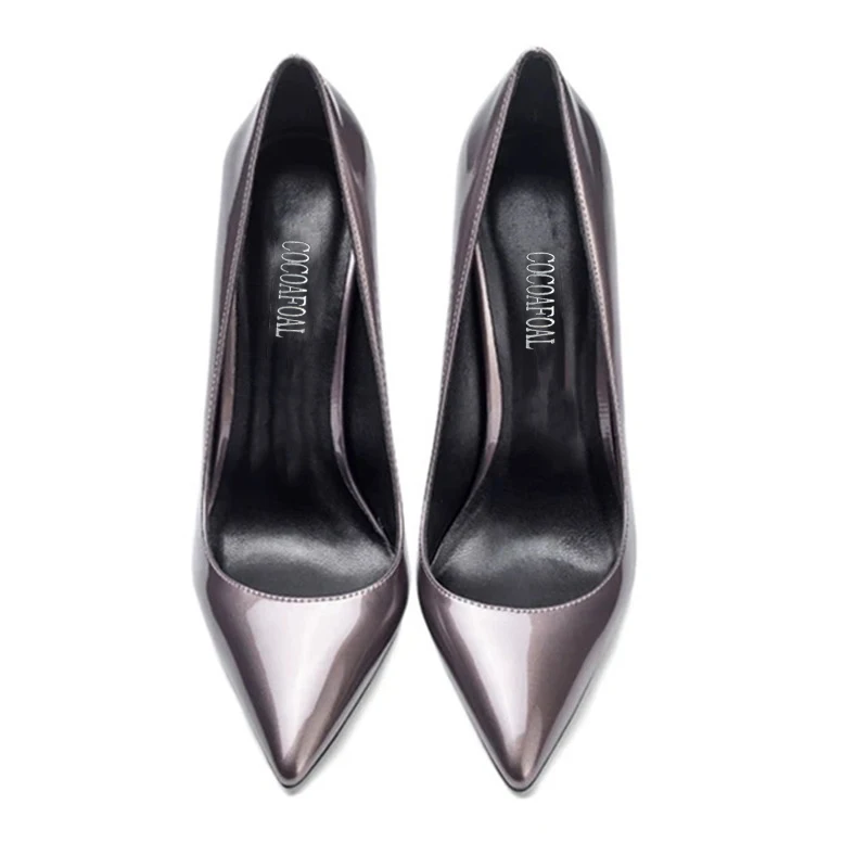 KEAIQIANJIN Sexy Women's High Heels Shoes Wedding Pumps Plus Size 43 44 45 Party Patent Leather Flock High Heels Shoes Pointed KEAIQIANJIN Sexy Women's High Heels Shoes Wedding Pumps Plus Size 43 44 45 Party Patent Leather Flock High Heels Shoes Pointed