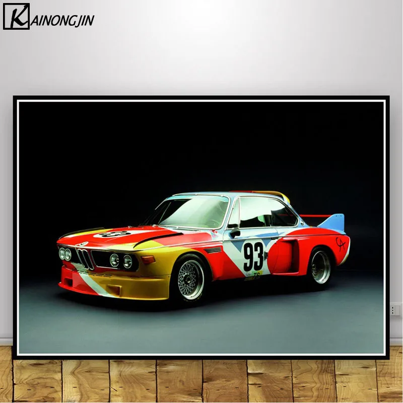 

Poster BMW M3 E30 Racing Car Retro Classic Posters and Prints Canvas Painting Wall Art Picture for Living Room Home Decor