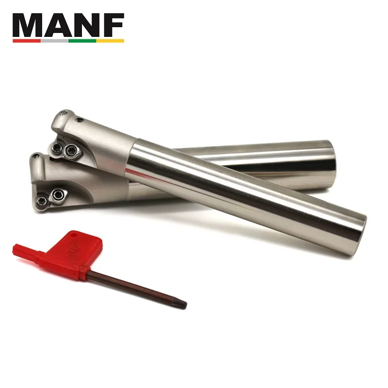 

MANF EMR-C20-4R20-160 Mill Cutter Screw Clamped Alloy End Mill High Hardness Round Nose Milling Tool For RPMT08T2 RPMT10T3