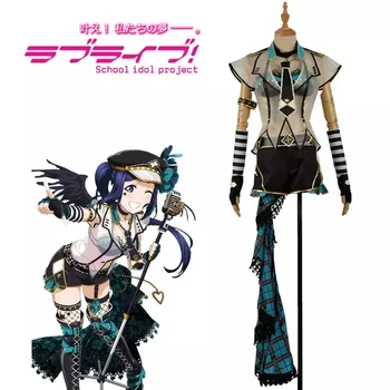 

[STOCK] Anime Love Live Sunshine! Aqours Kanan Matsuura Punk Rock Awaken Cosplay Costume Full Set For Halloween Free Shipping.