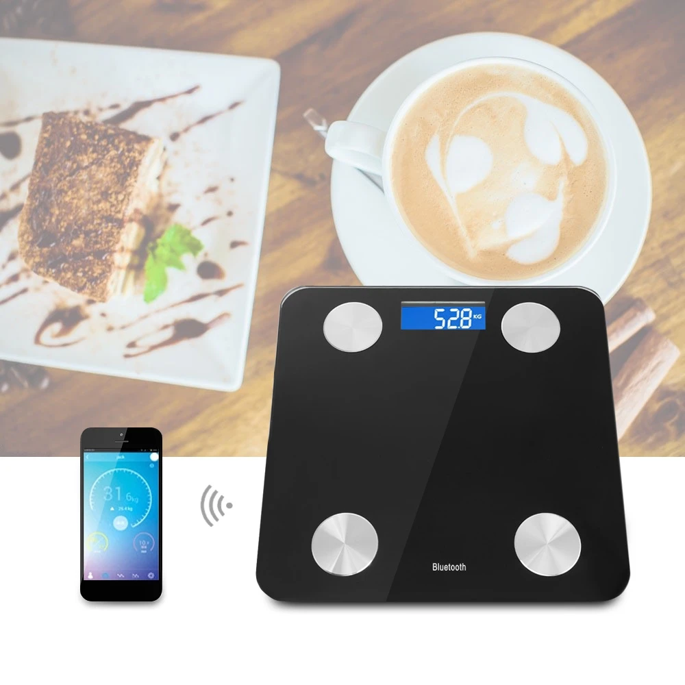 

Bluetooth Smart Weighing Scale Household Home Health Balance Bathroom Floor Electronic Digital Body Weight Scale
