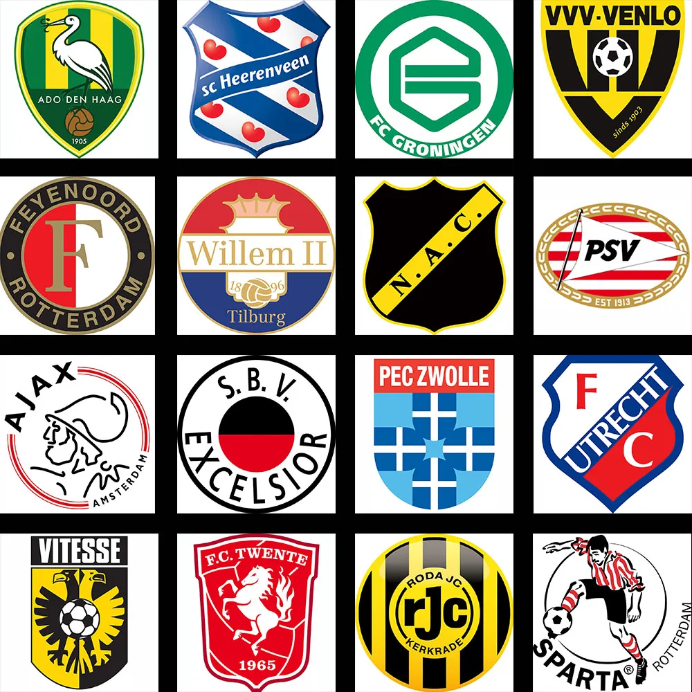 

5D Diamond Painting Feyenoord Ajax Icon Full Square Drill 3d Diamond Embroidery Eredivisie Team Logo Football Badge Mosaic Kit