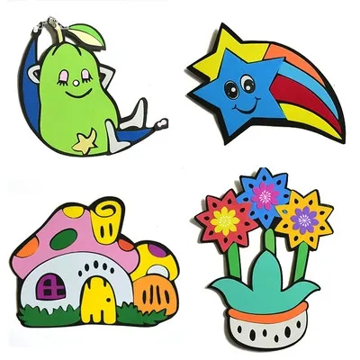 

1 pcs Random EVA Cartoon Wall Decor Materials for Kid's Room