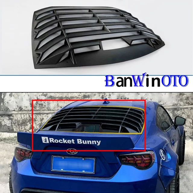 Car Rear Window Louver for Subaru BRZ for Toyota GT86 86 ABS Matte