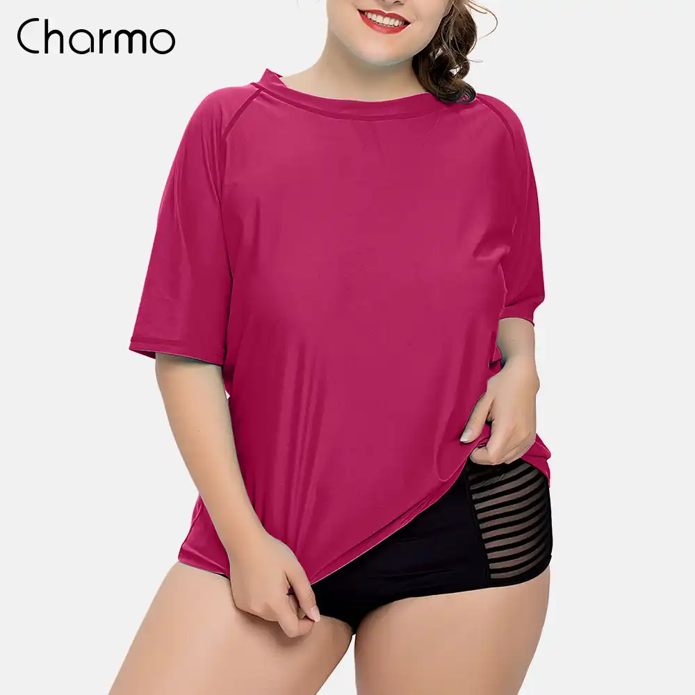 uv swim shirts plus size