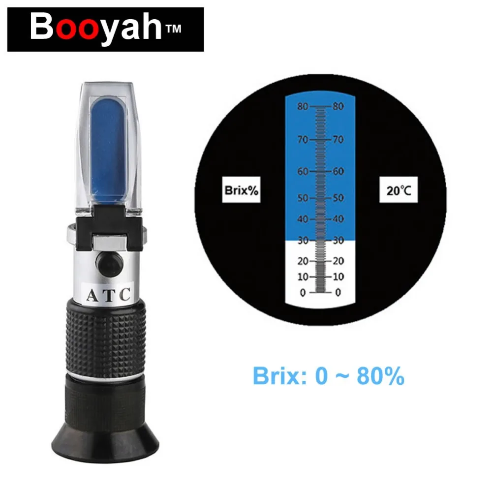 Booyah 0 80% Brix Refractometer Glue Protein Concentration