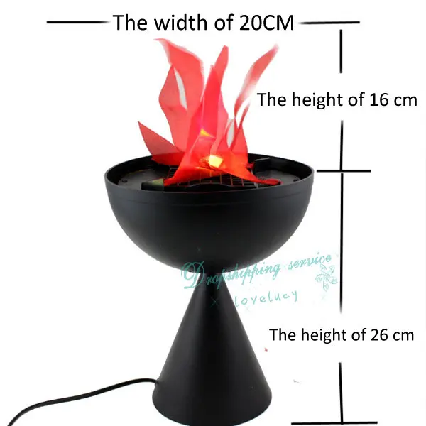 20cm desktop vuurpot scène halloween decoratieve verlichting vlam ... 20cm desktop vuurpot scène halloween decoratieve verlichting vlam ...