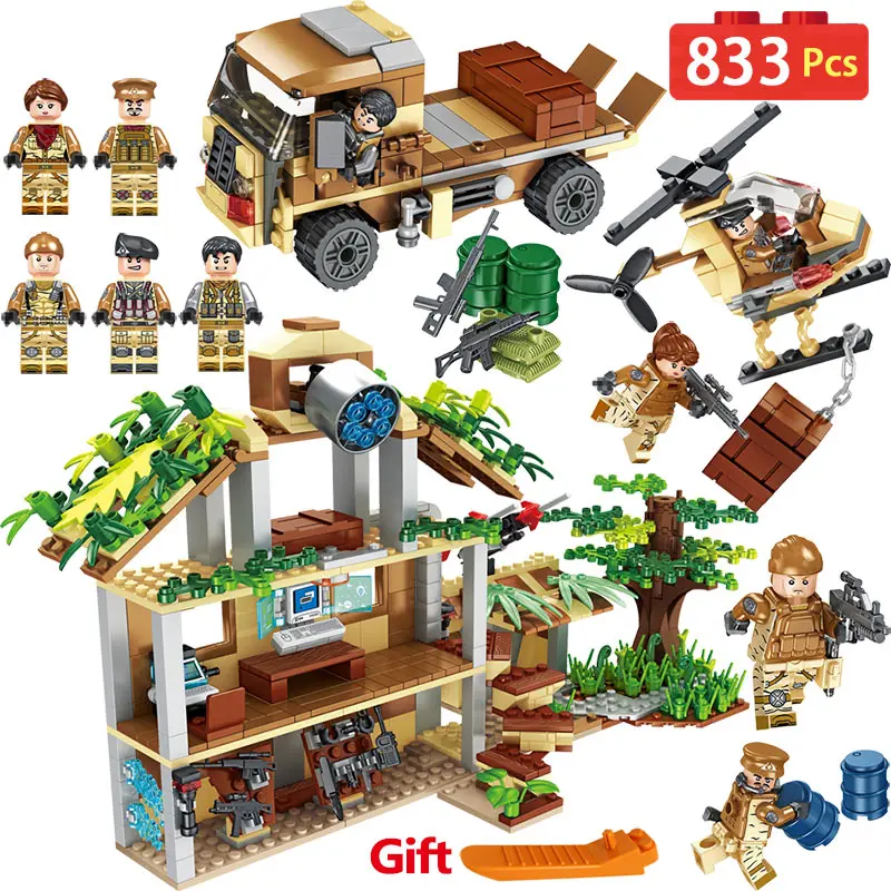 

Special Ttoops Operational Commad Blocks Compatible LegoINGLY Military Series Diy Bricks Enlightening Fun Toys For Children