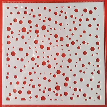 

15cm Polka Dot DIY Layering Stencils Wall Painting Scrapbook Coloring Embossing Album Decorative Card Template
