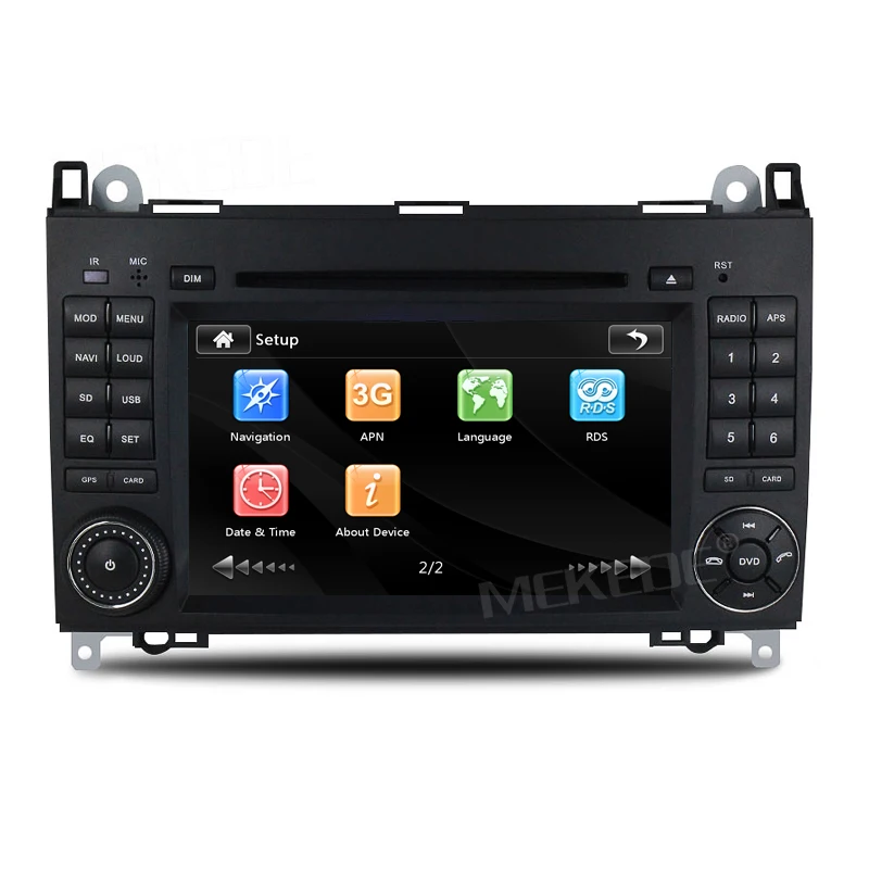 Excellent HD 2din Car DVD GPS Head unit for Mercedes Benz B200 A B Class W169 W245 Viano Vito W639 Sprinter W906 3G Bluetooth Radio+MAP 14