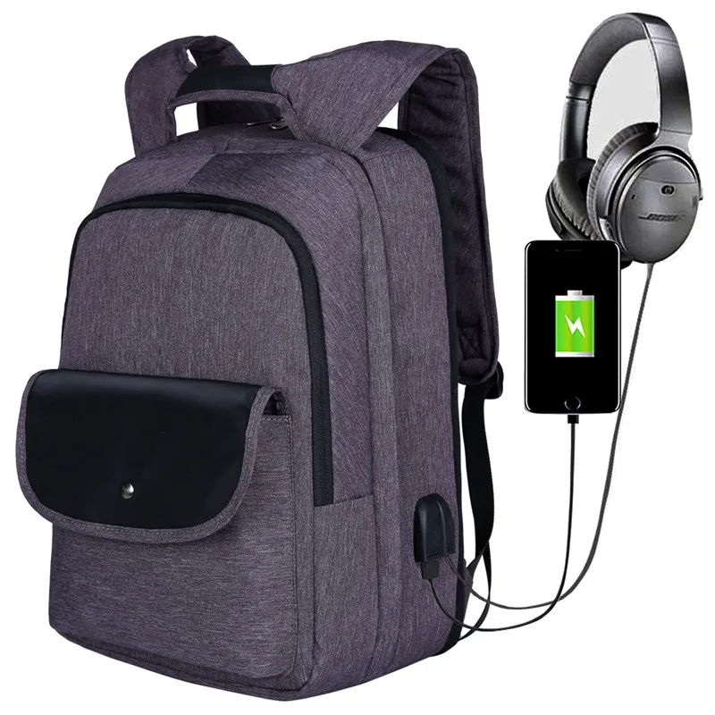 

Fashion Backpack Men 17 Inch Anti Theft Laptop Business Back Pack USB Charge Solar Rucksack Removable Large Travel Mochila Bags