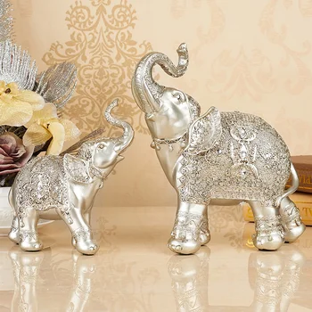 

European elephant lucky living room decoration decoration Home Furnishing jewelry decorations wedding gift wine
