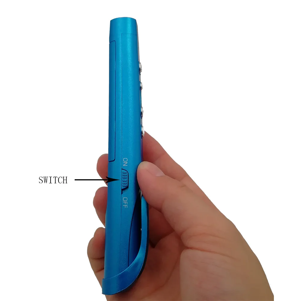 VIBOTON مقدم لاسلكي مؤشرات ليزر 2.4G RF اللاسلكية USB الوجه القلم الأحمر ضوء التحكم المحمول PPT مكتب أدوات مريحة