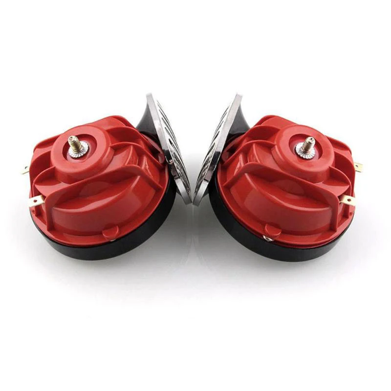 

2 Pcs 12V 135 DB Super Loud Dual Air Horn Kit Trumpet Freight Train Car Truck Boat M8617