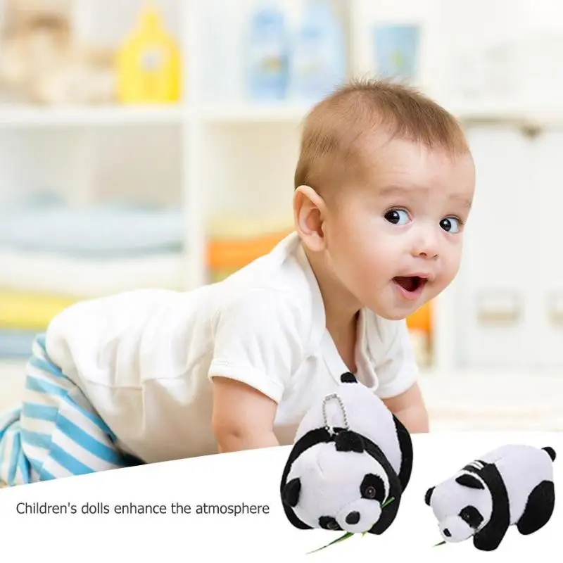 

Toys For Baby Montessori Panda Doll Plush Stuffed Toys Mobile Phone Pendant Cotton Stuffed And Plush Animals Toy Kids Xmas Gift