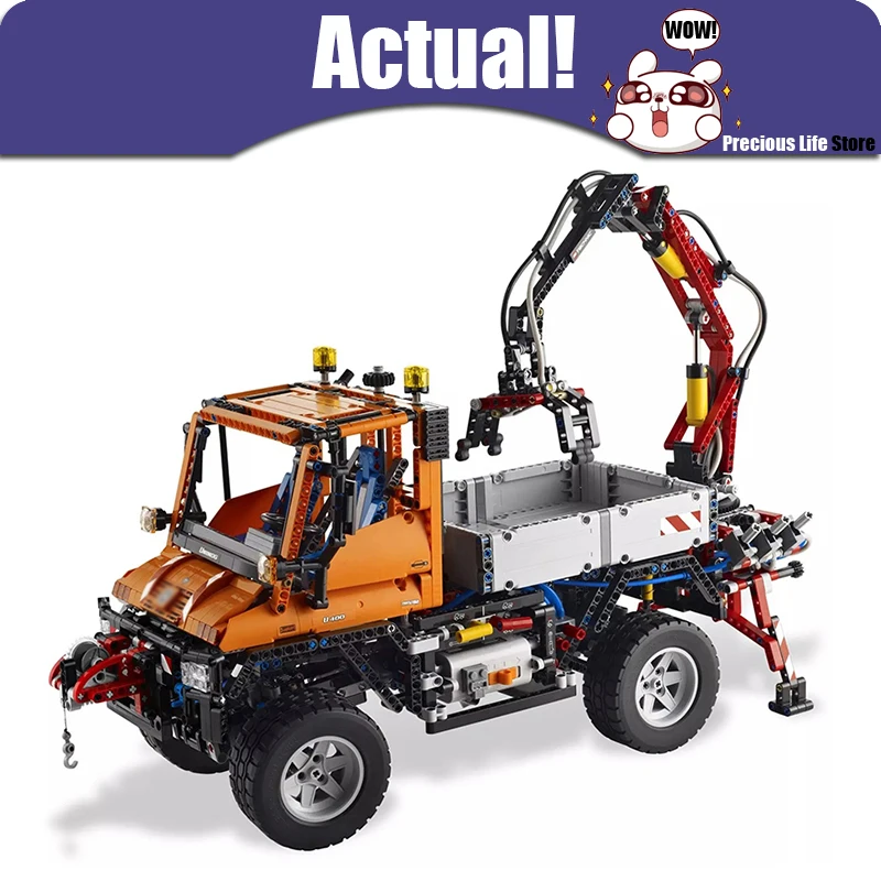 LEPIN 20019 Unimog U 400 Technic Model Building Blocks Bricks Toys DIY For Kids Model 2088PCS Compatible with legoINGly 8110
LEPIN 20019 Unimog U 400 Technic Model Building Blocks Bricks Toys DIY For Kids Model 2088PCS Compatible with legoINGly 8110