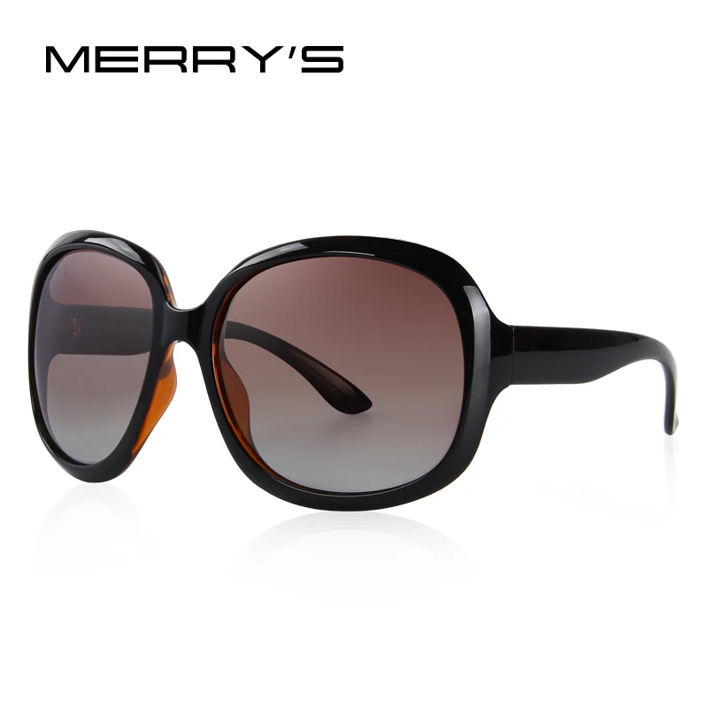 MERRY'S Дизайн Женские Ретро Поляризованные солнцезащитные очки леди вождения солнцезащитные очки УФ Защита S'6036 - Цвет линз: C05 Brown