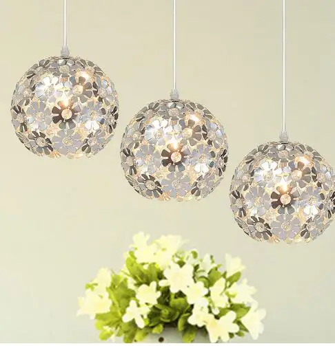 

Pendant Lights aluminum hollow petals simple modern restaurant lights bedroom lights three new restaurant