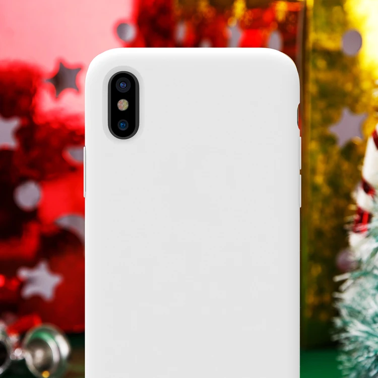 Для iPhone X чехол NILLKIN жидкий Гладкий силиконовый чехол для iPhone X роскошный защитный чехол