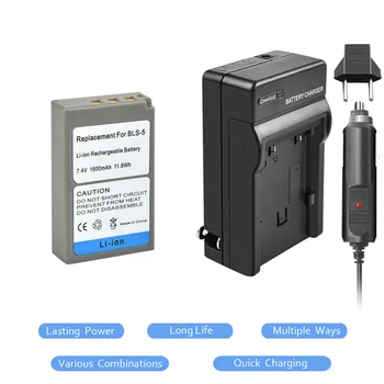 

1X PS-BLS5 PS BLS5 PS BLS5 Li-ion Rechargeable Battery+Battery charger for Olympus PEN E-PL2,E-PL5,E-PL6,E-PL7,E-PM2,E-M10 L20