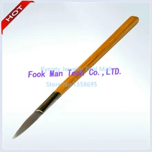 Ювелирные изделия инструменты Агат полировщик с бамбуковой ручка в форме ножа 100 шт./лот