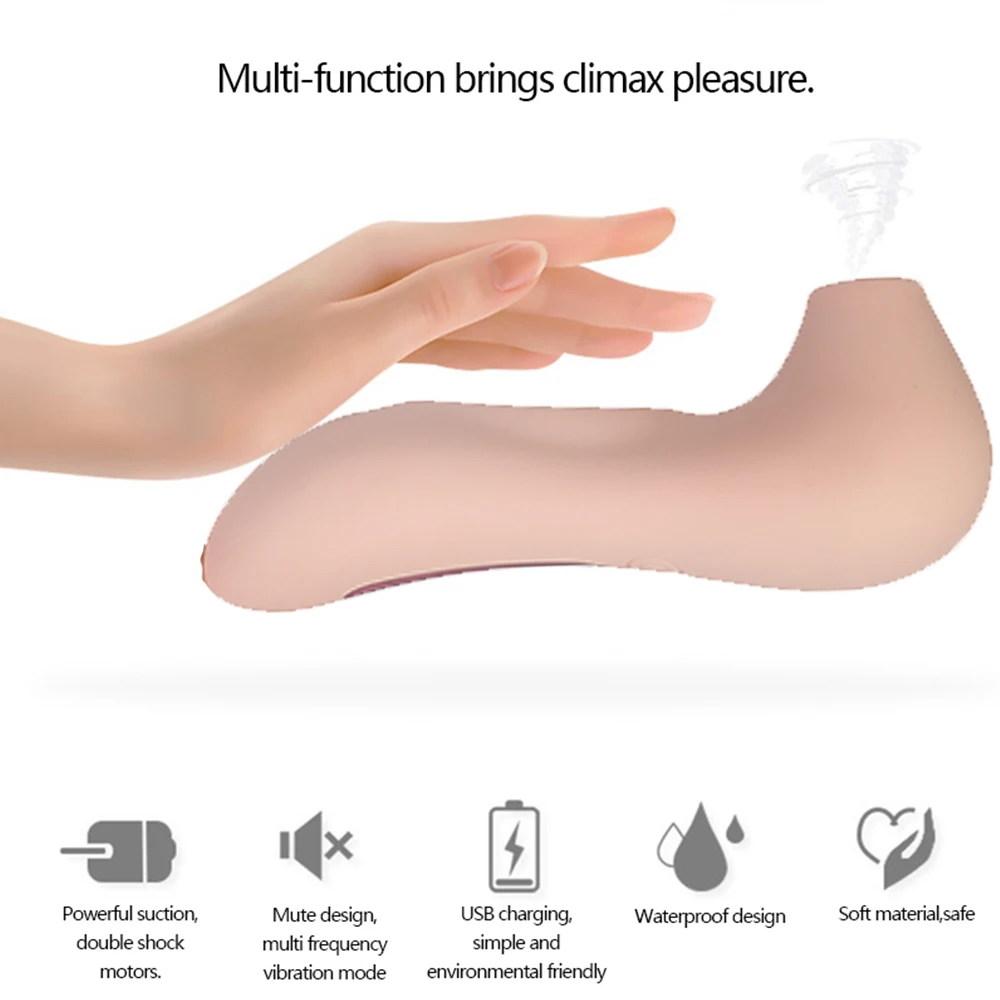 Clit Sucker Vibrator Blowjob Tongue Vibrating Nipple Sucking Sex Toys for Women Sex Oral Licking Clitoris Stimulator Masturbator (3)