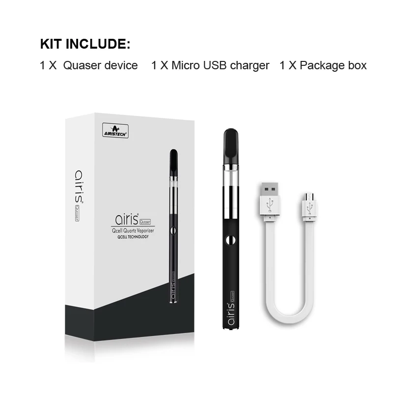 AIRISTECH airis Quaser восковой испаритель Dab Vape ручка комплект с окном кварцевый
