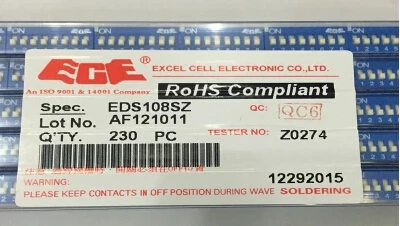 

FREE SHIPPING 10PCSx 100% Original EDS108 EDS108S 8P 2.54mm Blue DIP Switch EDS108SZ