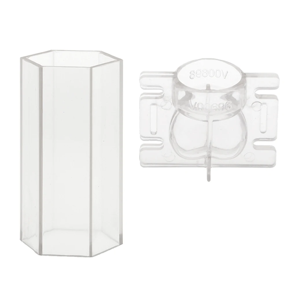2 Pieces Plastic Mixed Shapes Candles Making Molds Mould For DIY Candle Making Craft Supplies