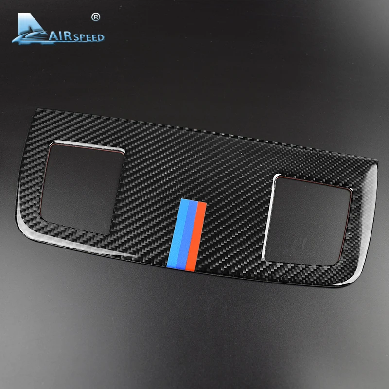 Airspeed для BMW E90 3 серии Аксессуары для салона автомобиля из углеродного волокна приборной панели кондиционер на выходе вентиляционная крышка отделка украшения